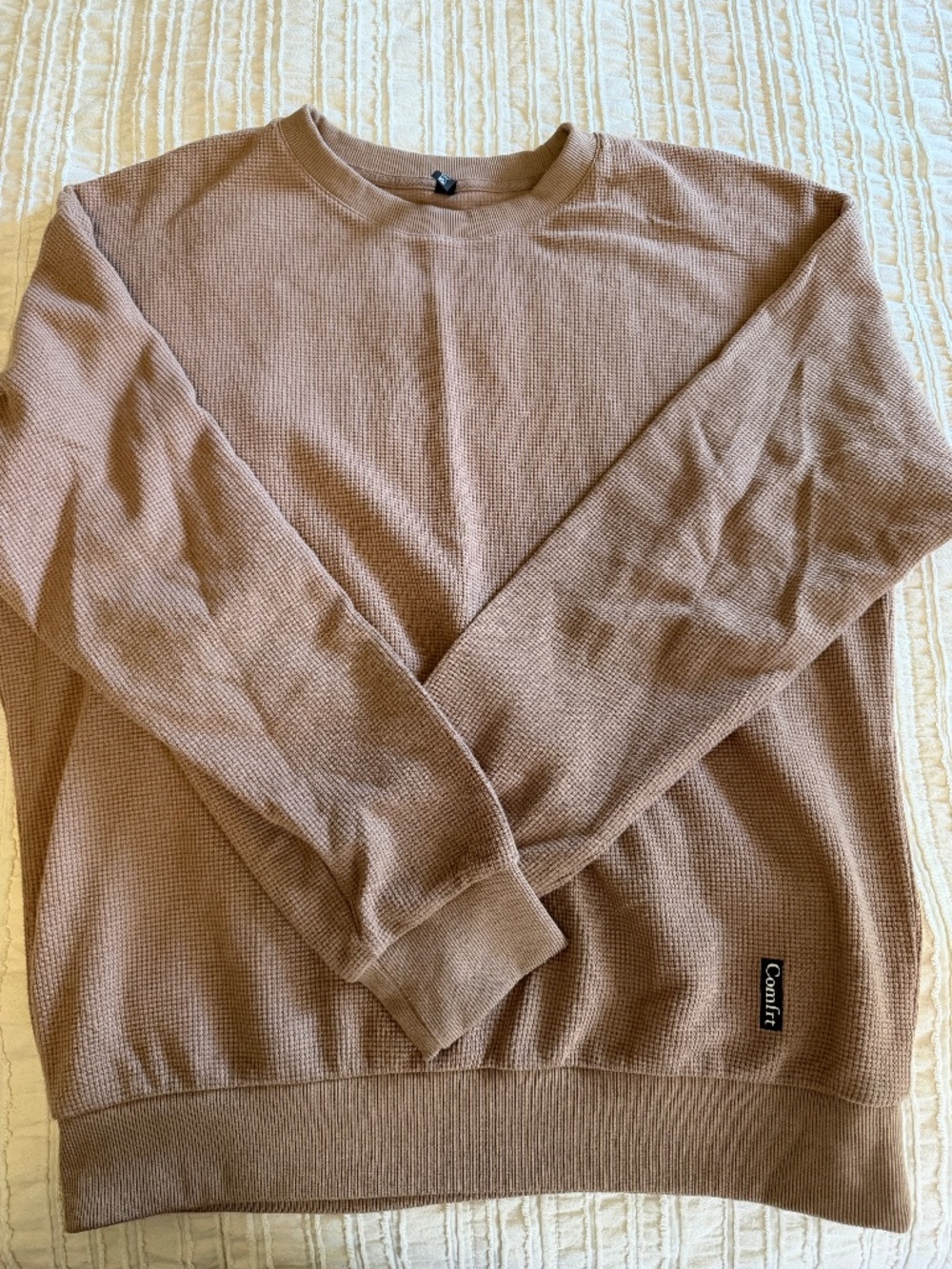 Comfrt Waffle Crewneck